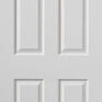 JB Kind Canterbury Grained Primed White Door (4 Panels) additional 1
