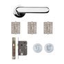 Deanta Parga Bathroom Kit Polished Chrome Finish additional 1