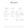 Deanta Satin Nickel Fire Rated Tubular Latch additional 3