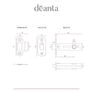 Deanta Satin Nickel Tubular Latch additional 3