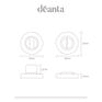 Deanta Thumbturn Set on Round Rose additional 6