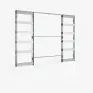 Deanta Double Pocket Door Kit (White Frame) additional 2