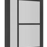 Deanta Brixton Black Pre-Finished Clear Glazed Internal Door additional 1