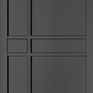 Deanta Dalston Modern 6 Panel Pre-Finished Black Internal Door additional 1