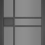 Deanta Dalston Black Pre-Finished Tinted Glazed Internal Door additional 2