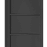 Deanta Shoreditch Modern 5 Panel Pre-Finished Black Internal Door additional 2