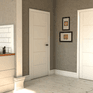 Mendes White Basic Primed Iseo FD30 Fire Door additional 3