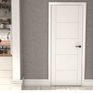 Mendes White Basic Primed Iseo FD30 Fire Door additional 5