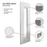 JB Kind 1 Light Axis White Primed Glazed Internal Door additional 3
