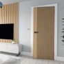 Deanta Malmo Pre-Finished Oak FD30 Fire Door additional 2
