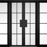LPD Malvern Pre-Finished Black Room Divider additional 3