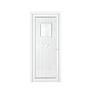 Crystal uPVC Front Door Small Square Glass Chatsworth White Obscure Glass - 920mm x 2090mm x 70mm (36.2" x 82.3") additional 1