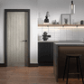 LPD Cottage-Style Pre-finished Light Grey Laminate Internal Door additional 2