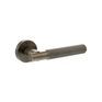 Senza Pari Rosarno Knurled Lever Door Handle on Minimal Round Rose additional 4