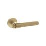 Senza Pari Fasana Linear Knurled Lever Door Handle on Minimal Round Rose additional 1