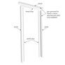 JB Kind Universal White Primed Fire Door Lining Set additional 4