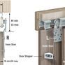 Trakkit Gemini Double Track Top Hung Sliding Kit for Wardrobe Doors additional 8