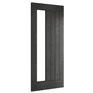 Deanta Ely Brushed Black Oak 1 Light Glazed Internal Door additional 3