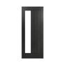 Deanta Ely Brushed Black Oak 1 Light Glazed Internal Door additional 1