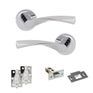 Eco Aqua Door Handle Pack - Latch Set additional 1