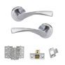 Eco Aqua Door Handle Pack - Latch Set additional 16