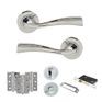 Eco Wave Door Handle Pack - Bathroom Set additional 1