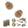 Old English Bridlington Door Knob Pack - Lock Set additional 4