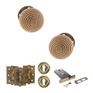 Old English Bridlington Door Knob Pack - Lock Set additional 5