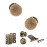 Old English Bridlington Door Knob Pack - Lock Set additional 10