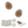 Old English Bridlington Door Knob Pack - Lock Set additional 25
