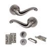 Old English Colchester Door Handle Pack - Bathroom Set additional 11