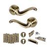 Old English Colchester Door Handle Pack - Euro Lock Set additional 16