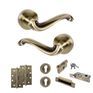 Old English Colchester Door Handle Pack - Euro Lock Set additional 15