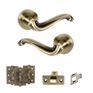 Old English Colchester Door Handle Pack - Latch Set additional 18