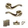 Old English Colchester Door Handle Pack - Latch Set additional 15