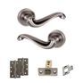 Old English Colchester Door Handle Pack - Latch Set additional 2