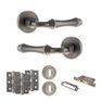Old English Durham Door Handle Pack - 3 Lever Lock Set additional 7