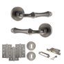 Old English Durham Door Handle Pack - 3 Lever Lock Set additional 9