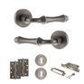 Old English Durham Door Handle Pack - 3 Lever Lock Set additional 12