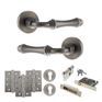 Old English Durham Door Handle Pack - Euro Lock Set additional 9