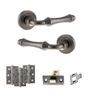 Old English Durham Door Handle Pack - Latch Set additional 1