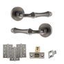Old English Durham Door Handle Pack - Latch Set additional 10