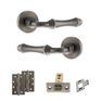 Old English Durham Door Handle Pack - Latch Set additional 12