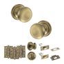 Old English Harrogate Door Knob Pack - Bathroom Set additional 15