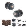 Old English Harrogate Door Knob Pack - Bathroom Set additional 102