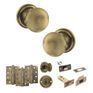 Old English Harrogate Door Knob Pack - Bathroom Set additional 81