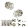 Old English Harrogate Door Knob Pack - Bathroom Set additional 58