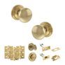 Old English Harrogate Door Knob Pack - Bathroom Set additional 53