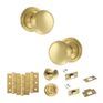 Old English Harrogate Door Knob Pack - Bathroom Set additional 48