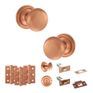 Old English Harrogate Door Knob Pack - Bathroom Set additional 23